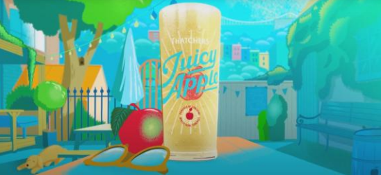 Thatchers Cider shows off its sustainably crafted ‘Juicy Apple’ cider in a new campaign.