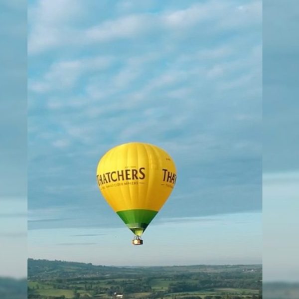 Thatchers took the late May bank holiday weekend to the "next level" with a hot air balloon-themed activation featuring Radio X DJ Sunta Templeton.