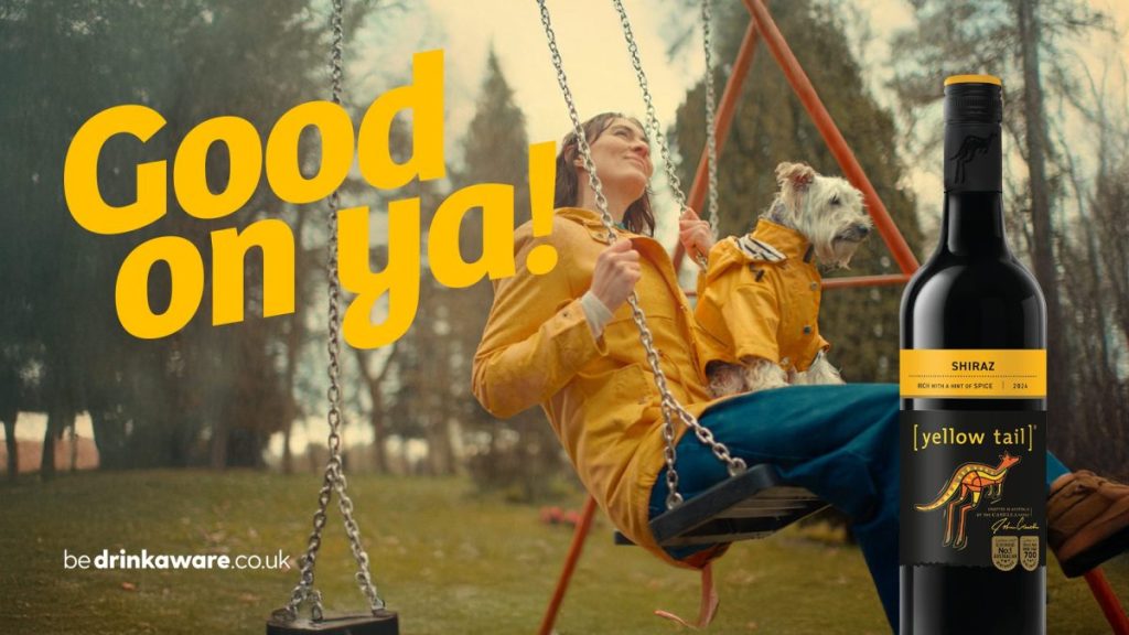 Popular wine brand Yellow Tail is celebrating the 'Aussie spirit' and the joy of 'doing your own thing' with a series of three new TV ads.