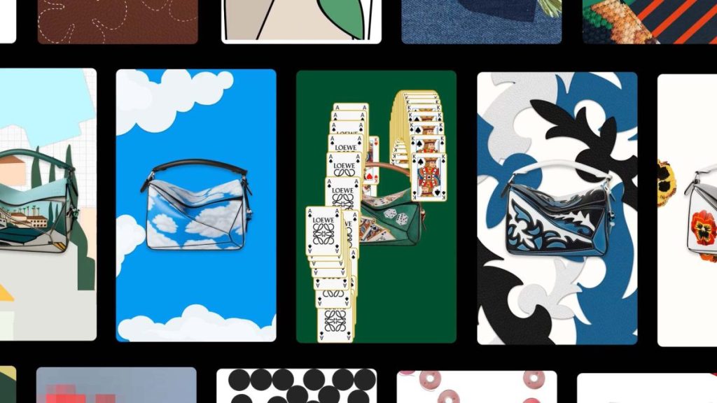 Spanish fashion house Loewe has unveiled an immersive digital experience to mark the 10-year anniversary of its iconic puzzle bag.