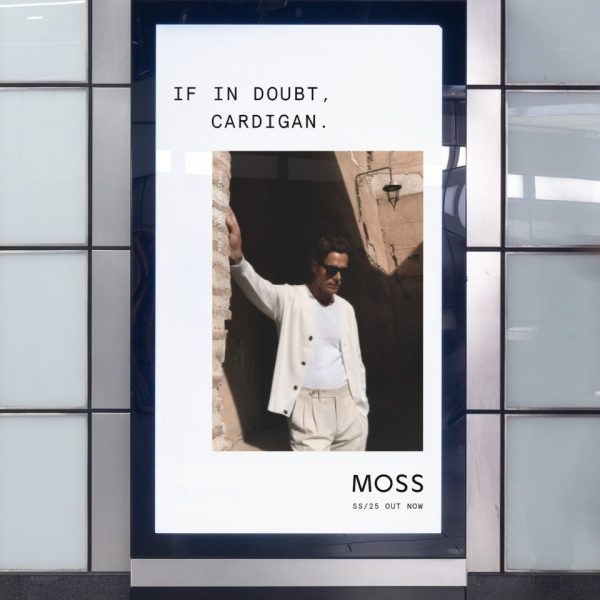 Clothing firm Moss has unveiled a new campaign that gives style advise to its consumers.