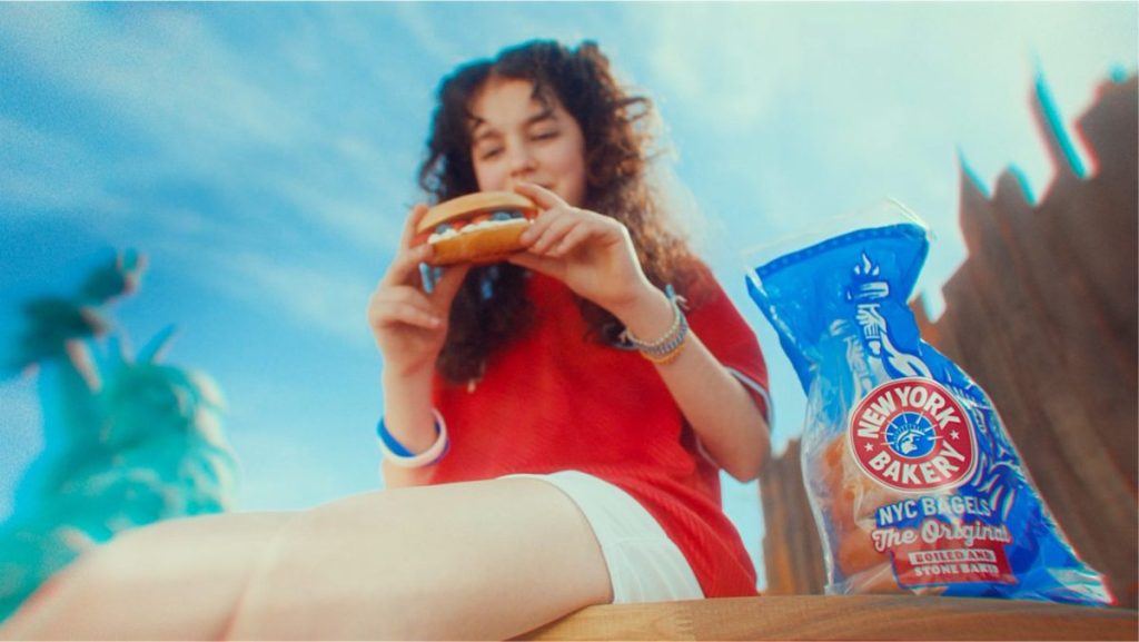 New York Bakery is showcasing a bite of one its bagels can help transport people to the heart of New York City in a light-hearted new campaign.