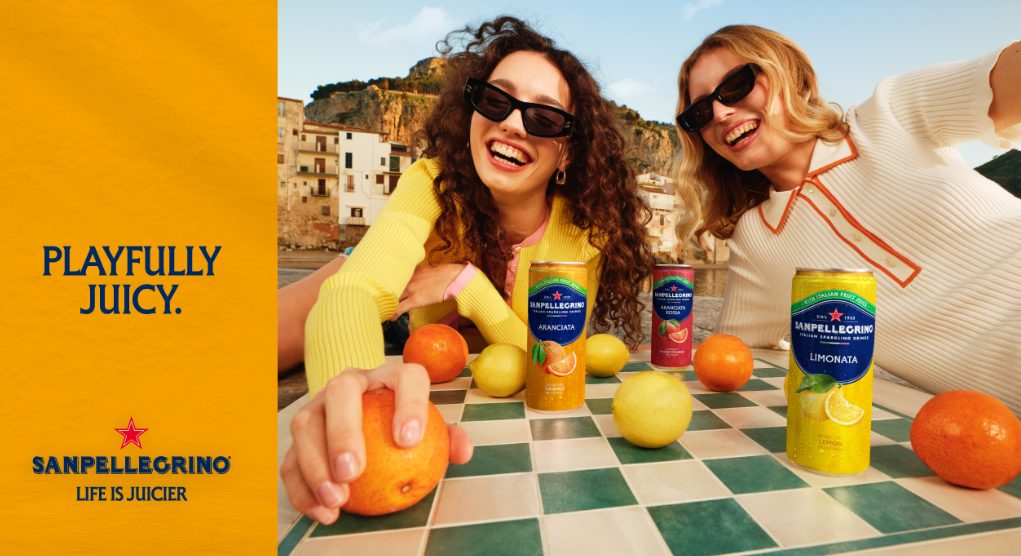 Sanpellegrino is highlighting its unique Italian identity by encouraging customers to embrace a joyful and spontaneous Italian way of life
