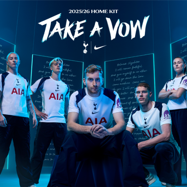 Tottenham Hotspur is celebrating the "unbreakable bond between fan and club" with a new campaign to mark the release of its 2025-26 kit.