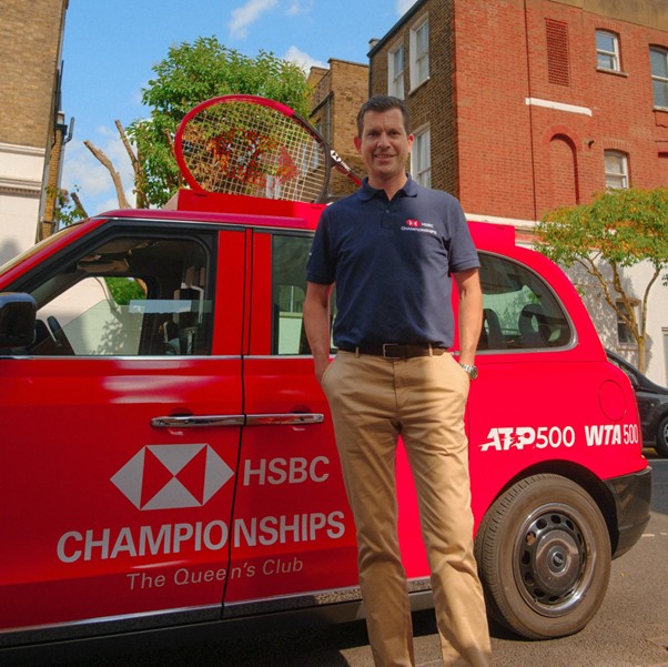 Financial services group HSBC marks the HSBC Championships with a new campaign starring tennis player Tim Henman.