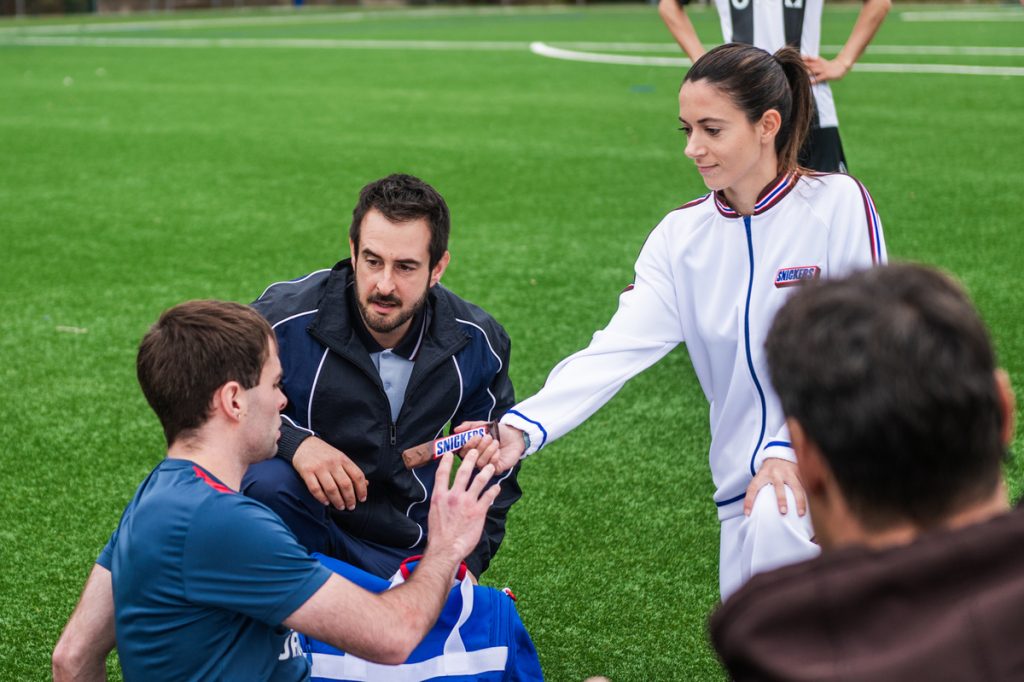 Snickers has unveiled the latest installment of its ‘You’re Not You When You’re Hungry’ series, showcasing the root cause of the football dive.