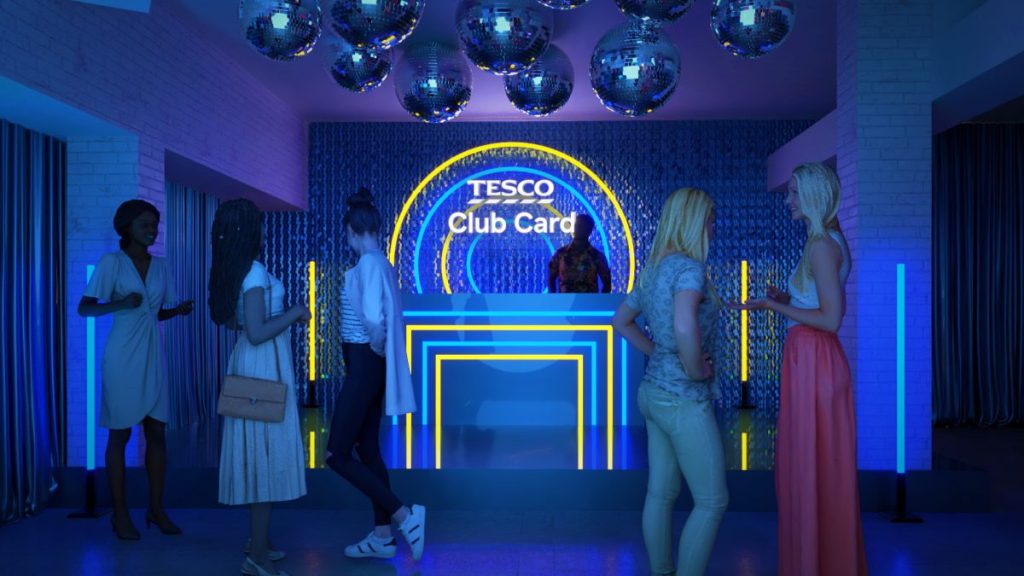 Tesco is set to host a 90s and 00s-inspired nightclub experience next month in celebration of the 30th anniversary of its Clubcard loyalty programme.