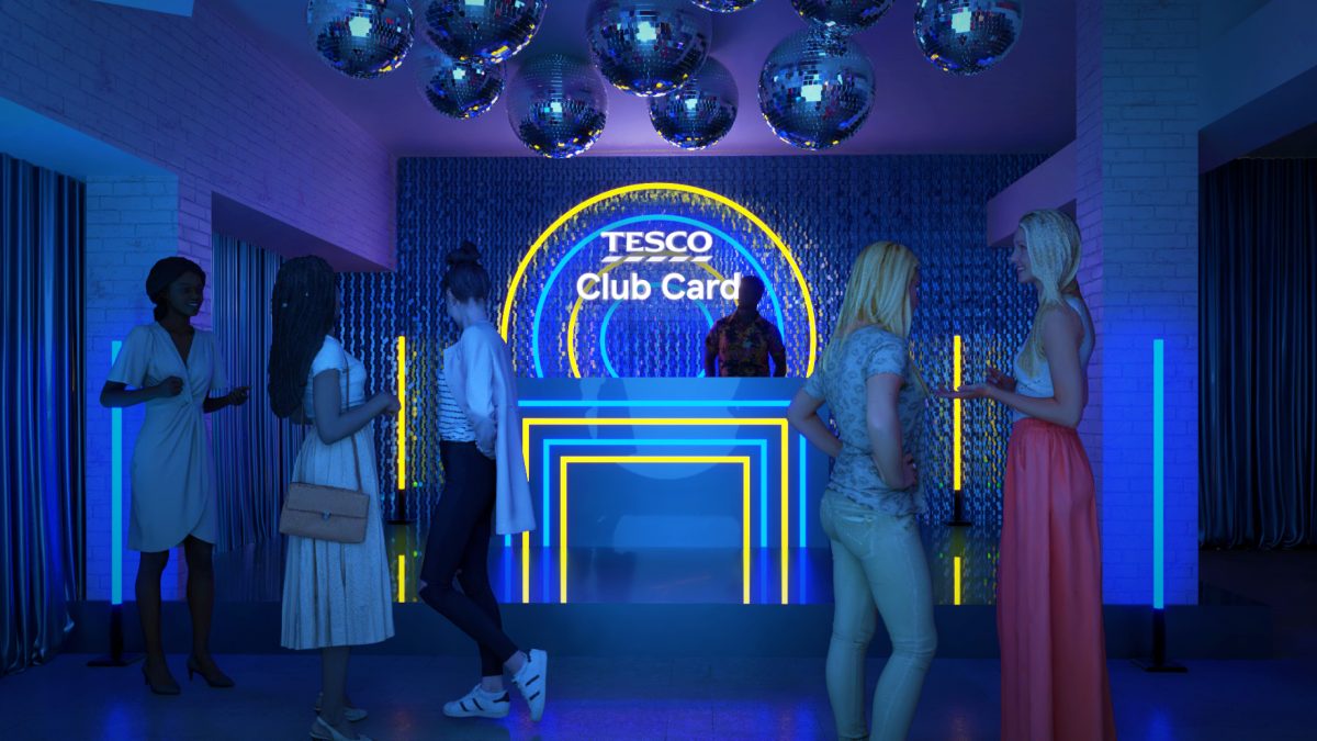 Tesco is set to host a 90s and 00s-inspired nightclub experience next month in celebration of the 30th anniversary of its Clubcard loyalty programme.