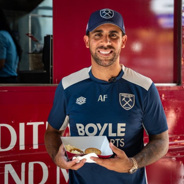West Ham United brought a taste of East London to New York City over the weekend by dishing out pie and mash at the heart of the Big Apple.
