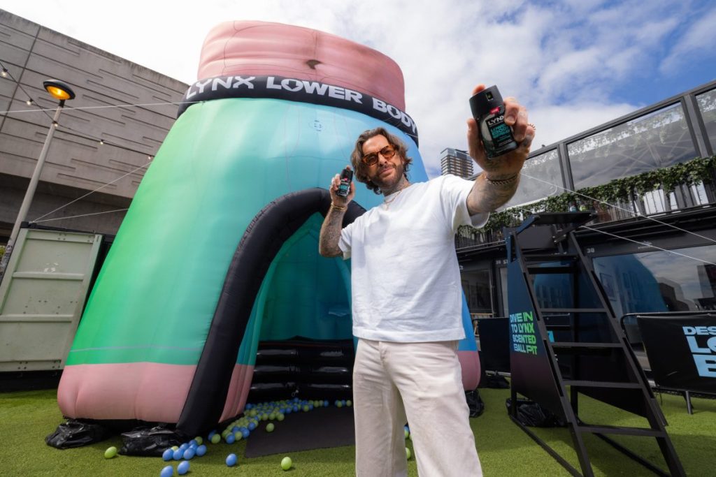 Lynx is marking the launch of its new lower body fragrance with an innuendo-laden activation at London's Boxpark Shoreditch.