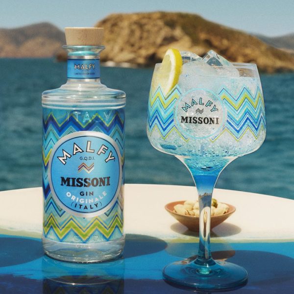 Beverage brand Malfy Gin and Italian fashion house Missoni have unveiled a new immersive universe for its limited-edition bottle of Malfy Originale Dry Gin.