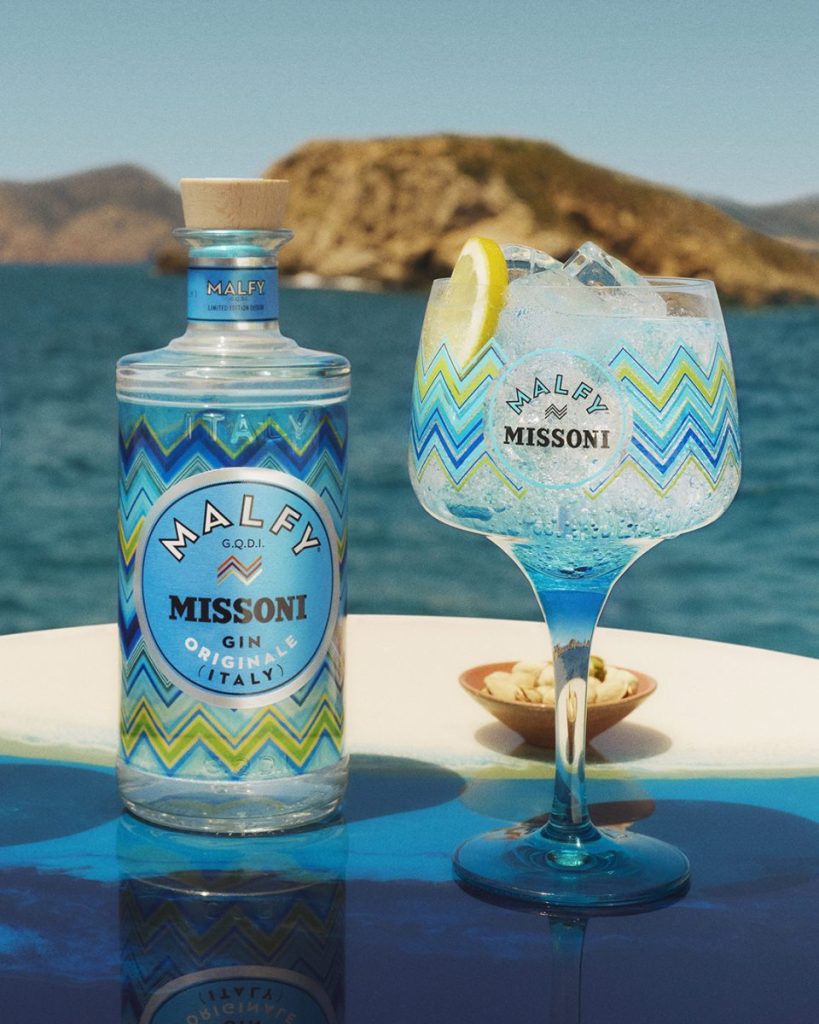 Beverage brand Malfy Gin and Italian fashion house Missoni have unveiled a new immersive universe for its limited-edition bottle of Malfy Originale Dry Gin.