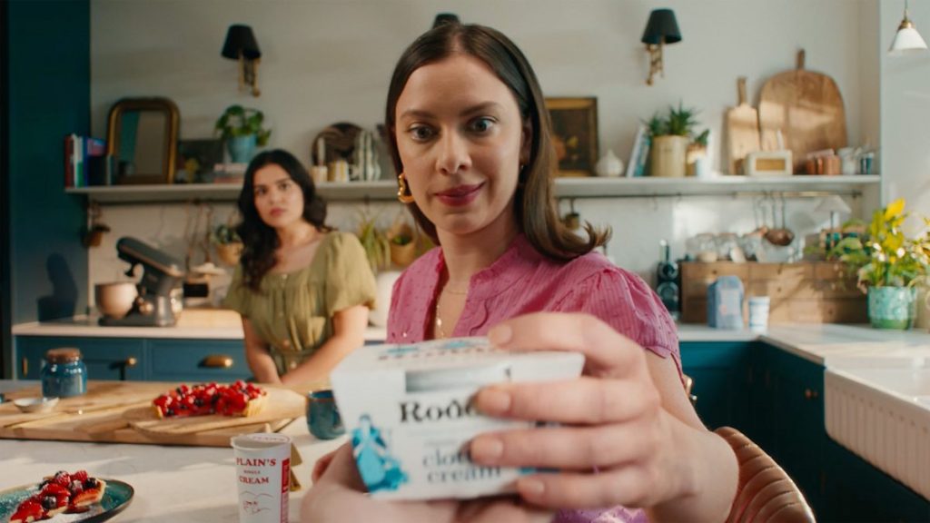 Cornish clotted cream maker Rodda's aims to be the "ultimate sweet treat companion" in its first-ever TV campaign.