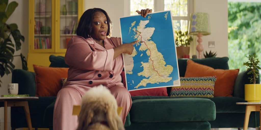 The Royal Mail is showcasing the ease and convenience of its modern parcel-sending services with a big-budget, celebrity-led campaign
