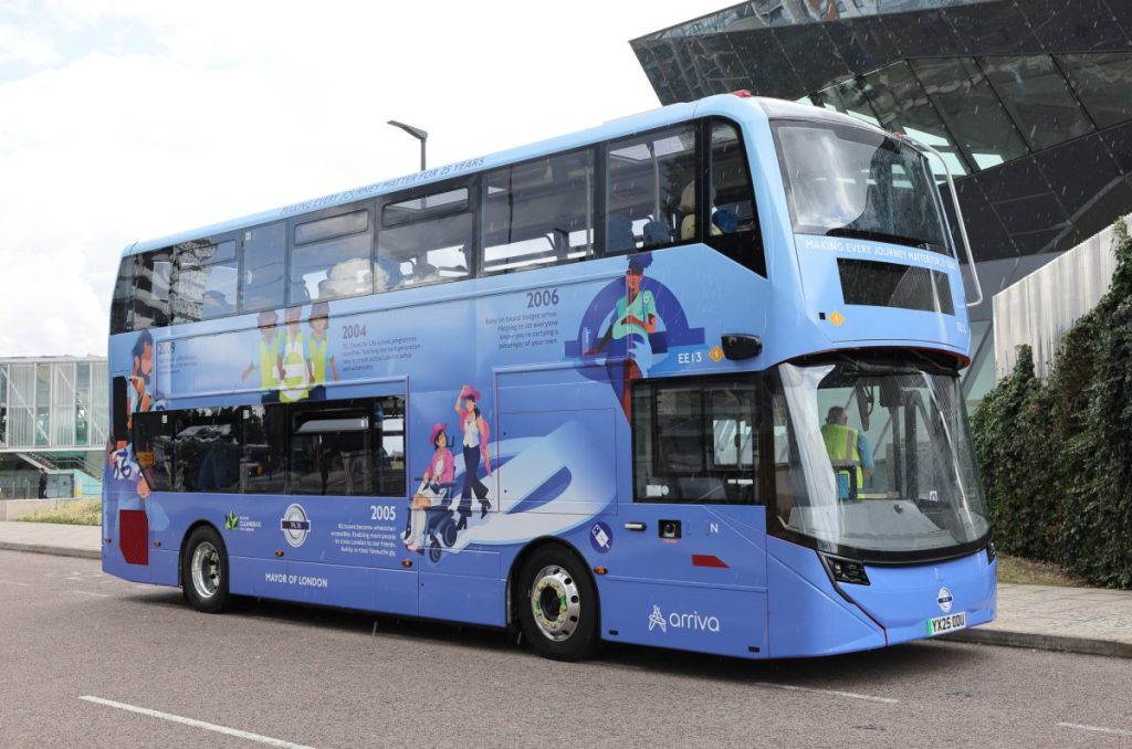 TfL is continuing the celebrations around its 25th anniversary with the roll-out of a special new look across eight different transport services.