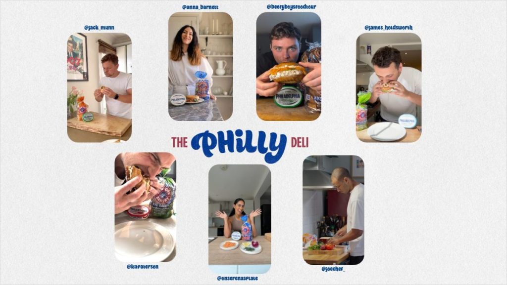 Cream cheese brand Philadelphia has teamed up with bagel brand New York Bakery to unveil a retail-first integrated campaign.