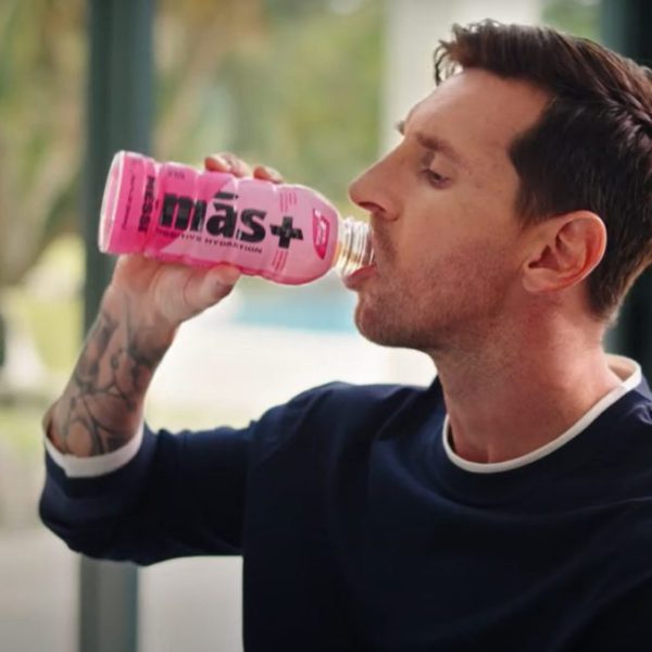 Lionel Messi is featuring in a new campaign for his performance hydration brand, Más+ by Messi, which sees him launch a football tournament.