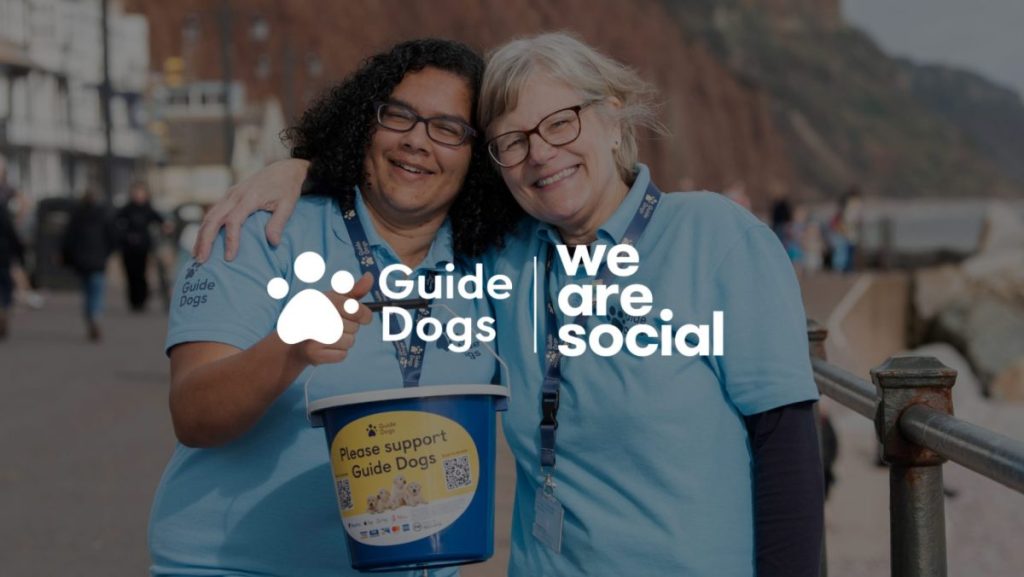 Not-for-profit Guide Dogs has named creative agency We Are Social as its new growth strategy partner to support its fundraising initiatives.