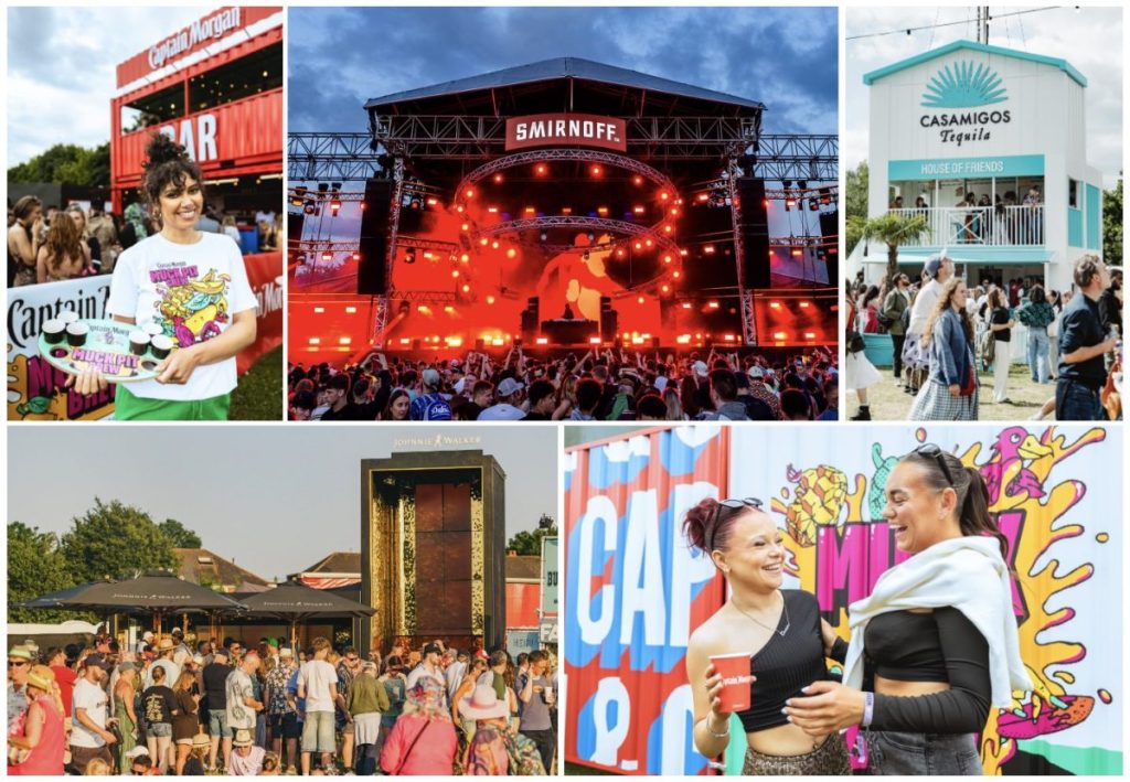 Diageo Great Britain has launched a multi-year collaboration with Live Nation UK's festivals.