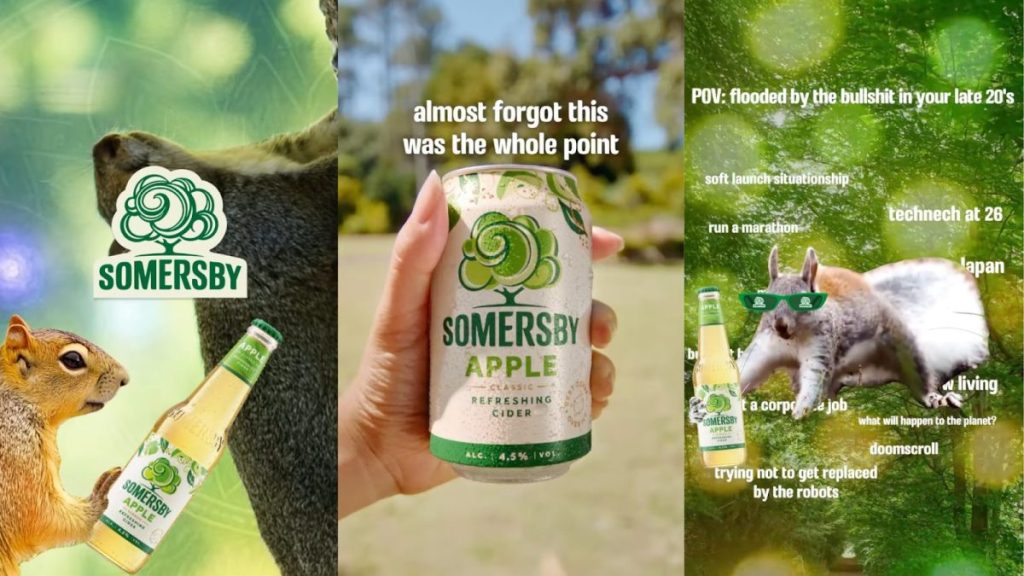 Somersby is highlighting what it calls moments of "adult bulls**t" with a new campaign that aims to call out the "absurdity" of modern adult life.