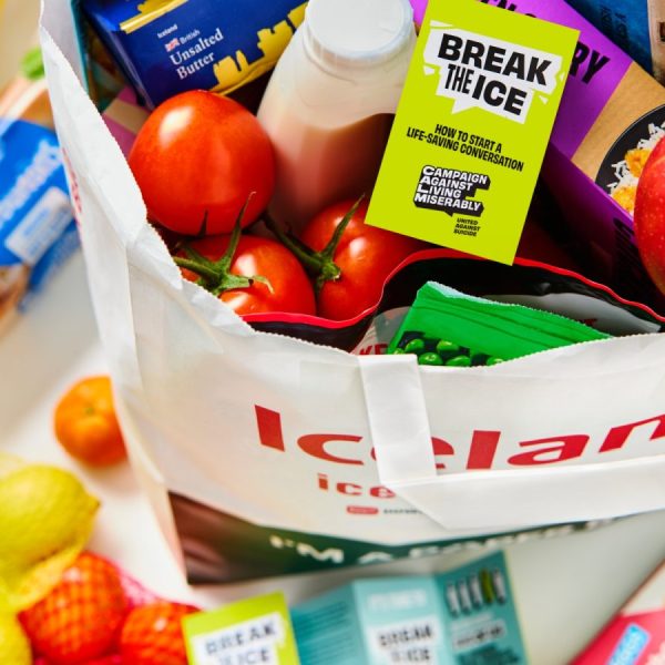Iceland Foods is celebrating a milestone in its “first of its kind” charity tie-up with suicide prevention charity Calm.