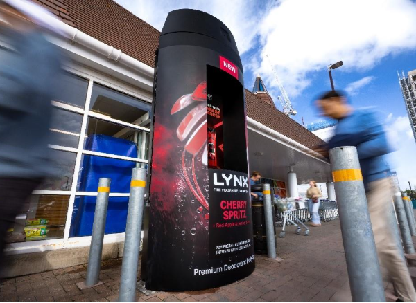 Unilever has unveiled installations of giant, interactive deodorant packs outside Tesco stores to raise awareness of new Lynx and Sure ranges.