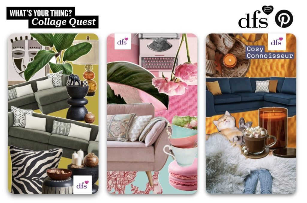 DFS and Pinterest UK have unveiled their second global creative-first campaign collaboration. 