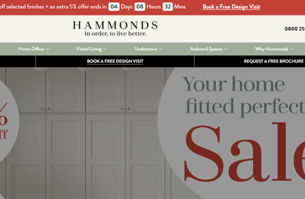 Hammonds Furniture has had three adverts banned after the Advertising Standards Authority (ASA) ruled they were misleading