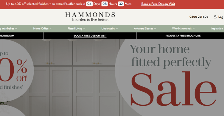 Hammonds Furniture has had three adverts banned after the Advertising Standards Authority (ASA) ruled they were misleading