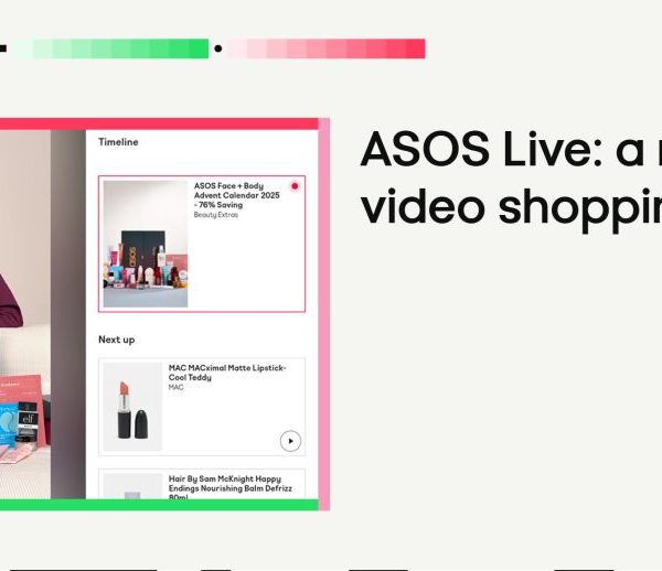 Asos has launched Asos Live, an immersive new video shopping experience designed to bring “inspiration, discovery, and shopping together"