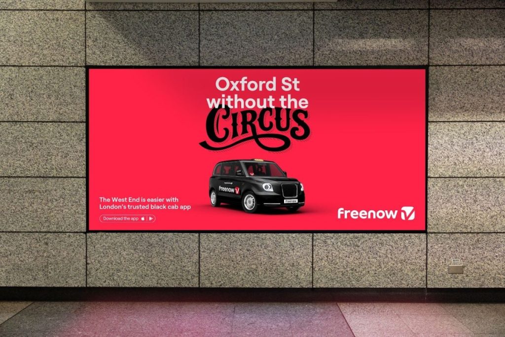 Freenow is looking to tap into London's "cultural pulse" with the launch of a new out-of-home campaign that celebrates the iconic service.