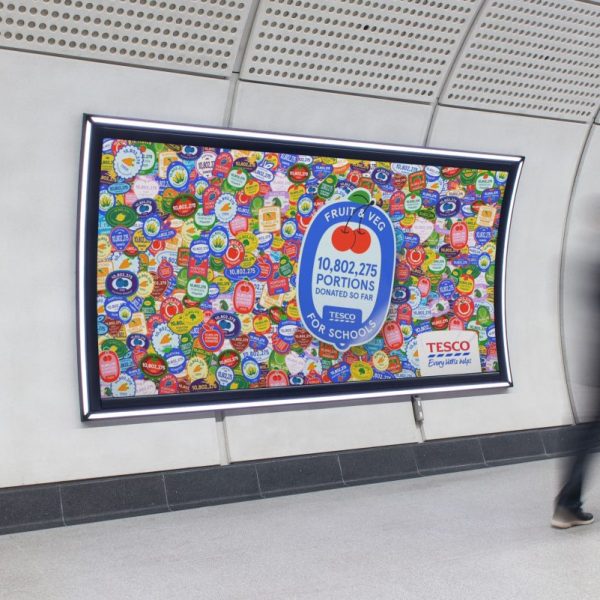 Tesco is raising awareness of the community initiatives it takes part in with a new out-of-home campaign