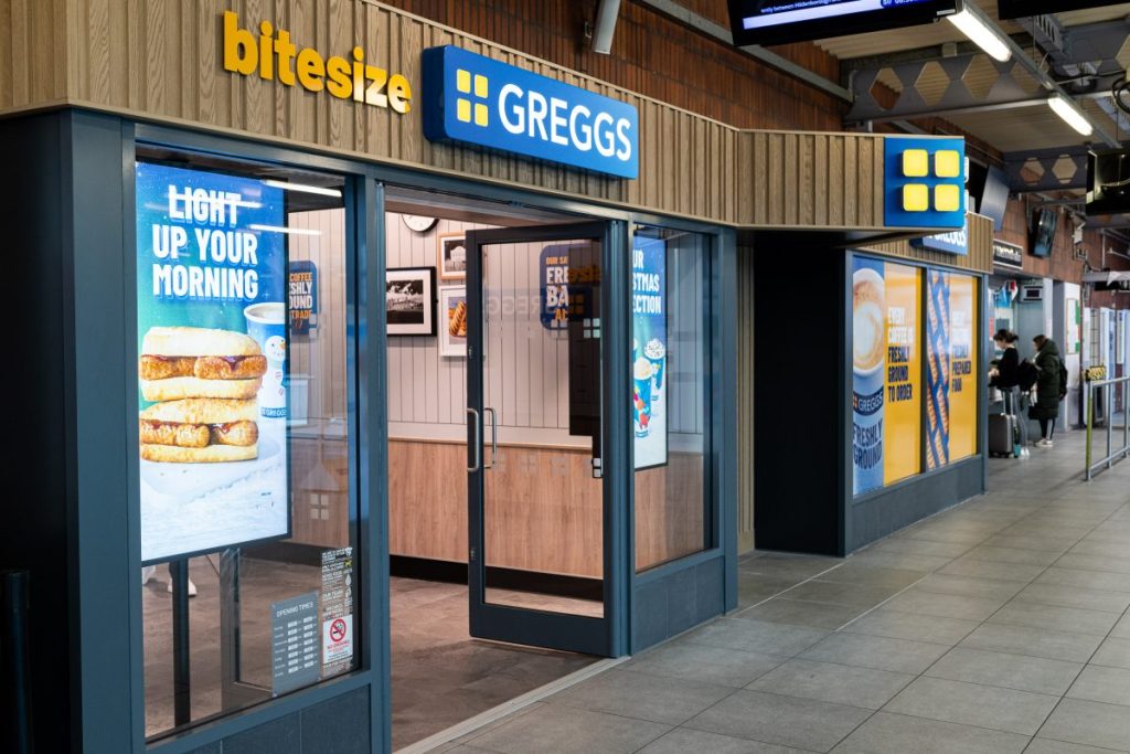 Greggs' smaller shops enable the company to offer a range of products to more customers in high-footfall, prime locations.