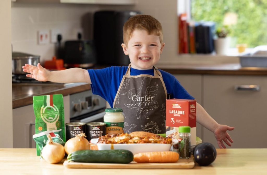 Aldi has partnered with TikTok chef Carter and dietician Lucy Upton to create a campaign to help more children gain interest in healthier foods.