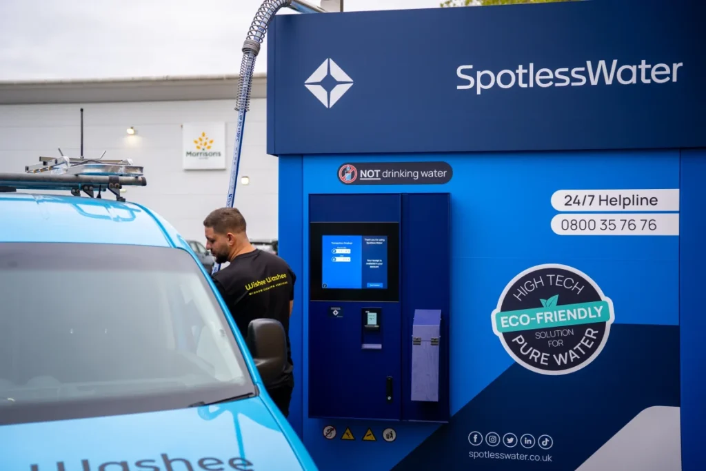 Morrisons has signed a new partnership with SpotlessWater to install 24/7 self-service pure water stations across its UK estate.